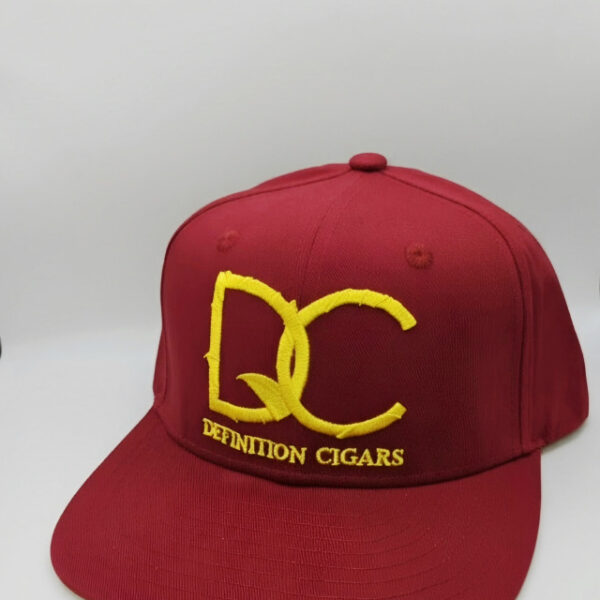 DC Snap Back Burgundy & Gold